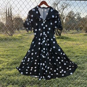 Vintage 80s Toppings Dress